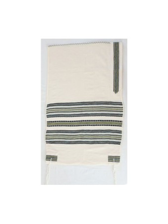 יצירת אריגה בעבודת יד טלית בינה יו... | יצירת אריגה טלית